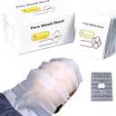 200 Pack CPR Training Face Shields, Individually Wrapped, Latex-Free Disposable Barriers for CPR Manikin Practice, Classroom Instruction and First Aid Training