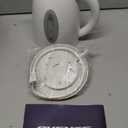 OVENTE Electric Kettle, 1.7L Fast Boiling Water Heater for Coffee or Tea, BPA Free with Water Level Gauge, Auto Shut-Off, Boil-Dry Protection, Indicator Light and Removable Filter, White KP72W (1.8 Quarts)