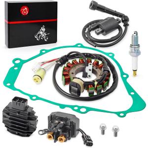 Magneto Stator Rectifier Ignition Coil Relay Gasket kit Compatible with Yamaha GRIZZLY 600 1999 2000 2001 Magneto Stator Rectifier Ignition Coil Relay Gasket kit Compatible with Yamaha GRIZZLY 600 1999 2000 2001