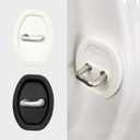 12 PCS Car Silicone Door Latch Protective Cover Guard Car Decorations Car Door Lock Latches Silent Shock Cover Vehicle Doors Locks Guard Stopper Car Protector Accessories for Most Vehicles