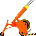 Floor Tape Applicator, Tape Applicator Tool Manual Pushing Tape Marking Set, Painters Tool Hand Push Tape Bonding Marking Machine, Linear Guide Masking Sticker Machine Set