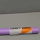 WRAPXPERT Purple Vinyl - 12" x10ft Purple Permanent Vinyl Roll for Home Outdoor Decor, Matte Lavender Adhesive Vinyl Craft Cutters DIY Projects for Cricut Silhouette Cameo