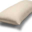 Bare Home Microfiber Body Pillow Cover - Ultra Soft - Cooling Pillowcase - Double Brushed - Pillowcase with Zipper Closure - Easy Care (20''x54'' Body Pillow Cover, Sand)