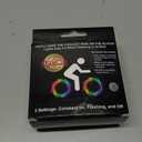 Activ Life 2-Tire Pack LED Bike Wheel Lights with Batteries Included, Get 100% Brighter and Visible from All Angles for Ultimate Safety and Style