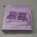 REWXXD Foot Roller Massager for Plantar Fasciitis Relief, Large Size, Eases Foot Pain & Cold Feet, Enhances Circulation, Portable, Split into Two, Full-Body Washable, Purple