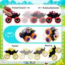 24 Pack Mini Monster Trucks Toys for Boys Girls Aged 3 and Above, Pull Back Truck Push and Go Friction Powered Car Toys Monster Truck Party Favors Birthday Decorations Classroom Prizes for Kids