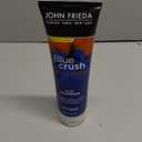 John Frieda Blue Crush for Brunettes Blue Shampoo, 8.3 Fl Ounces, Neutralizes Brassy Tones, Toning Shampoo for Color Treated and Natural Brunette Hair