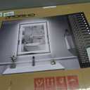 Amorho LED Bathroom Mirror, 24"X30" Front Light and Backlit with Black Frame, Stepless Dimmable, Anti-Fog, Shatter-Proof, Memory, 3 Colors, Double LED Vanity Mirror