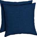 Arden Outdoor Toss Pillow, 2 Pack, 16 x 16, Rain-Proof, Fade Resistant Sapphire Blue Leala