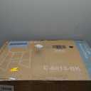 Rfiver Pu Faux Leather Bar Stools Set of 2, Industrial Pub Barstools with Back and Footrest, Modern Armless Bar Height Stool Chairs (Grey, 24" Counter Chair x2)