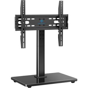 PERLESMITH Universal TV Stand Legs for 32-70 inch TVs, Table Top TV Stand up to 99 lbs, Height Adjustable Television TV Mount, Universal TV Base for Livingroom & Bedroom, VESA 400x400mm PSTVS04-N2