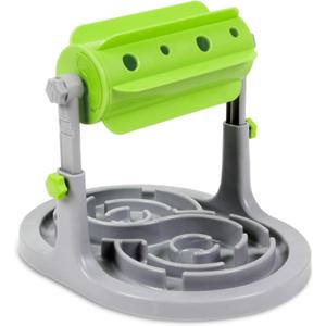 Interactive Dog & Cat Food Puzzle Toy - Treat Boredom Dispensing Slow Feeder - Anxiety IQ Training in Smart Feeding and Adjustable Height for Small/Medium Dogs