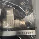 Lexar D40E 64GB Dual USB 3.2 Gen 1 Type-C Jump Drive, Champagne Silver