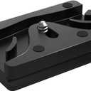 Aluminum Camera Cable Locking Clip - Adjustable USB/HDMI Protector with 1/4-inch Threads, Secure Cable Clip for DSLR Camera Photographer Students (Black)