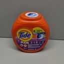 Tide PODS laundry detergent pacs, 3-in-1 Stain Remover, Odor Fighter, Color Protector, 76 Count, HE compatible, Spring Meadow Scent