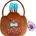 Squishmallows Original 12in Lancelot the Chocolate Bunny Egg Hunt Basket  Ultrasoft Official Jazwares Plush Accessory