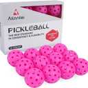 ALANFEI 12-Pack Premium Pickleball Balls -Compliant USAP Approved, 40 Holes Outdoor/Indoor Pickle Balls Perfectly Balanced, High Bounce True Flight, Pickle Ball for Tournament Play
