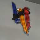 HORUSDY 37PCS Hex Key Allen Wrench Set, SAE & Metric Star Long Arm Ball End Hex Key Set, Industrial Grade Allen Wrench Set with Another Torque Handle