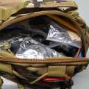 Survival Kit, 262Pcs Survival Gear and Supplies with First Aid Kit Pouch and Crossbody Bag, Emergency Kit with Tent, Camping Axe Hammer, Survival Shovel w/Pick, Bug Out Bag Gifts for Men Women