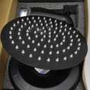 8" Rain Shower Faucet Compatible with Delta 13/14 Series Tub Trim Kit, High Pressure Round Rain Shower Head& Handle Set System, Matte Black (Valve& Catridge Not Inclued)