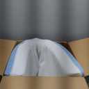 Mini Crib Mattress, 38x24X4 Inch Dual Sided Comfort Gel Memory Foam, Breathable Premium Baby Mattress for Mini and Portable Cribs w/Removable Outer Cover - White&Blue