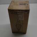 SUNNYPARK Outdoor Plastic Solar Hanging Lantern, 15 Multi Color LEDs Twinkle Effect Tear-Shaped Hanging Lantern Decor Garden Decorative Solar Lights for Backyard, Patio and Lawn