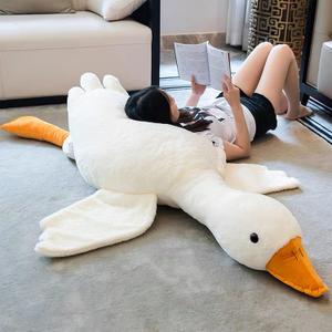 Tanha Giant Goose Plush, 6 Foot Goose Stuffed Animal, Cute Stuffed Goose, Soft White Duck Plush Gift for Girlfriend, Kids or Best Friend75inch, 190cm