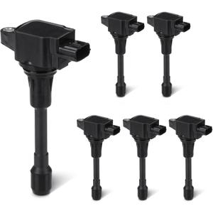 Set of 6 Ignition Coil Pack 3.7L Compatible with Infiniti EX37 FX37 FX50 G37 M37 M56 Q40 Q50 Q60 Q70 Q70L QX50 QX70, 370Z Replace UF617 5C1788