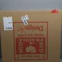 Designart Fantasy White Horse Round Metal Wall Art 23 x 23 Inch Glossy Animal Portrait Aluminum Print Modern Equine Artwork for Living Room, Bedroom, Dining Room, or Office Decor