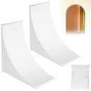 2 Pcs Rounded Doorway Arch Kit with Plaster Powder, 9"x9"x5" Gypsum Round Arch Kit for DIY Interior Doorways, Pre-Curved Drywall Half Circle Arch Molding to Add Rounded Corners for Home Decoration
