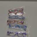 Gaoye 2.5 Reading Glasses for Women, 6 pack Fashion Readers for Women Spring Hinge Eye Glasses, Blue Light Reading Glasses (*C1 Mix Color)