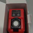 220W Power Inverter Compatible with Milwaukee 18V Battery, DC 18V to AC 110V Battery Inverter, Power Station Generator with 1 AC Outlet, 2 USB Ports & 1 Type-C Fast Charging, 400LM LED Work Light (Red)