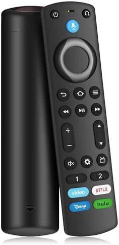 Replacement Remote Control Compatible with Fire Smart TV Stick 4K(1st/2nd Gen)/TV Stick (2nd Gen/3rd Gen/Lite/4K Max), FireStick Remote for Smart TV 3rd Gen & Cube with Voice Controller, 2 Pack