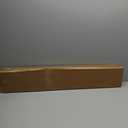 Annecy Floating Shelves Set of 3, 47 Inch White Rustic Wood Shelves for Wall, Wall Storage Shelves with Guardrail Design for Bedroom, Bathroom, Kitchen, Office, 3 Different Sizes