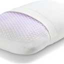 Purple GridCloud Pillow, Standard Size, Cooling Plush Neck Pillow