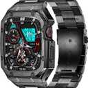 Compatible with Apple Watch Band 49mm, Metal Replacement Band for Ultra 2/Ultra SE Series 10 9 8 7 6 5 4 3 2 1 Steel