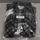 WallFlower Casual Fleece and Plaid Shackets Jackets Juniors for Women, Soft Button-Down (Small, Black Night)