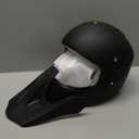 Lunatic Youth MX/ATV Helmet Goggles & Gloves - DOT Approved - Boys Girls Kids (Large, Matte Black)