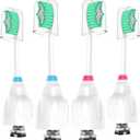 Replacement Toothbrush Heads for Philips Sonicare E Series, Compatible with Sonicare Essence Elite Advance CleanCare Screw-on Electric Toothbrush HX7022/66 HX7023/64, HX7023/30, 4 Pack