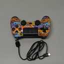 Wireless Controller for P4, Remote Control Compatible with P4/P4 Slim/P4 Pro/PC (Graffiti)