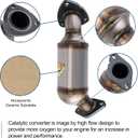 Catalytic Converter Compatible with Chevy Traverse 2009-2017 Compatible with GMC Acadia 2007-2017 Buick Enclave 2008-2017 Saturn Outlook 2007-2010 3.6L