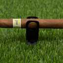 Golf Cigar Holder Golf Cart - Magnetic Golf Cart Cigar Holder Clip Keeps Your Cigar Safe - 6 in 1 Golf Divot Tool and Ball Marker - Cigar Clamp Golf Cart (Black)