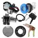 Hoypeyfiy Gy6 50cc Ignition Key Kit Replacement for 49cc 50cc 60cc 72cc 82cc 125cc TaoTao Peace Roketa Jonway NST Tank Gy6 Scooter Scooter