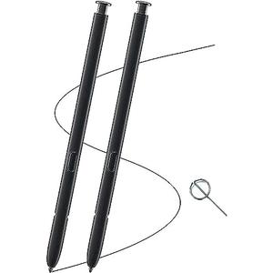 2 Pcs Galaxy S22 Ultra S Pen for Samsung Galaxy S22 Ultra 5G Stylus Pen S22 Ultra Touch S Pen Replacement Without Bluetooth Function (Black) + Eject Pin