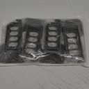 4pc 4-Hole Clothes Hanger Rack, Multifunctional Folding Clothes Hanger Hanging Rack, Punch Free Clothes Rack Hook, Wall Mounted Hanger Storage Rack, Space Saving(Grey)