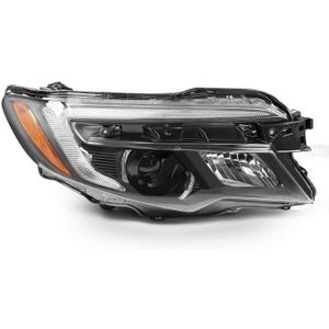 Right Side Halogen Headlight Assembly w/DRL Compatible with 2016-2020 Pilot EX/EX-L/Touring 2017-2020 Ridgeline Passenger Headlamp HO2503167 33100TG7A12