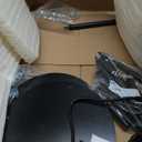 Small Round Side Table with Charging Station, 3-Tier Round End Table for Small Spaces, Nightstand for Living Room, Bedroom, Black TBZ06UBB