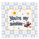 You're My Sunshine Throw Pillow Covers 18x18 in