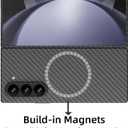 Sisyphy Aramid Fiber Case for Samsung Galaxy Z Fold 6 Compatible with MagSafe, Black 1500D with Carbon Fiber Texture, Super Slim Protective Cover Skin, Soft Touch Sturdy Durable Snap-on Back Cover