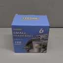 150 Count 6 Gallon Trash Bags Drawstring - 1.1 Mil Heavy Duty Medium Garbage Bags,22.5 Liter Strong Plastic Can Liners Unscented,Thick Waste Basket Bags for Bathroom Office Kitchen